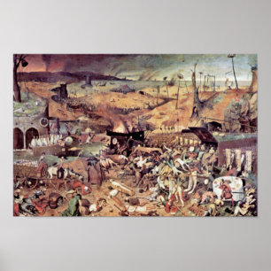 Póster Triunfo De La Muerte Por Bruegel D. Ä. Pieter