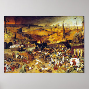 Póster Triunfo de la muerte (por Pieter Bruegel)