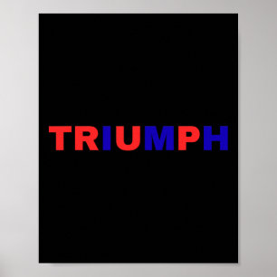 Póster Triunfo de simpatizante de Trump