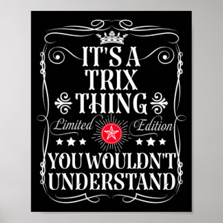 Póster Trix Nombra Una Cosa De Trix Que No Entenderías