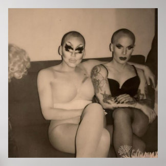 Póster Trixie y Katya - Detrás de escena