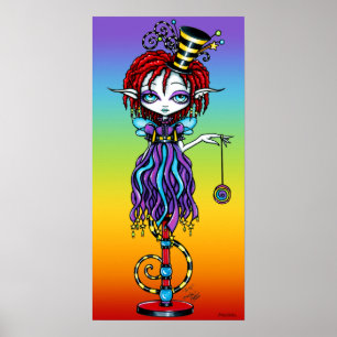 Póster Trixy Pixie Stick Sideshow Circus Fairy Poster