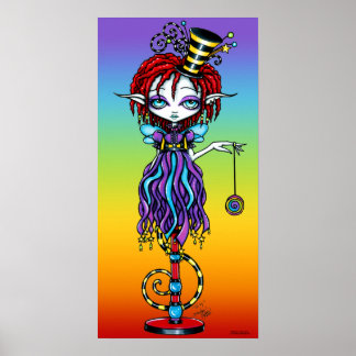 Póster Trixy Pixie Stick Sideshow Circus Fairy Poster