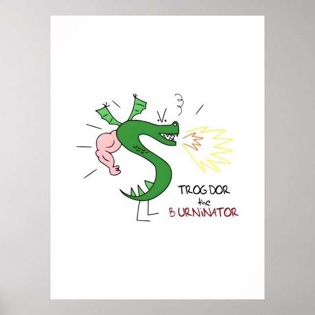 Póster Trogdor The Burninator (Frente)