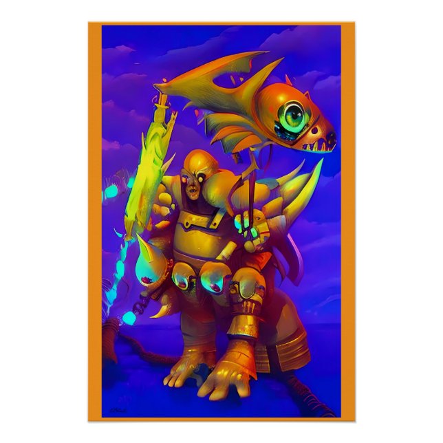 Póster Troglymight - Arte de Ken Gage (Anverso)