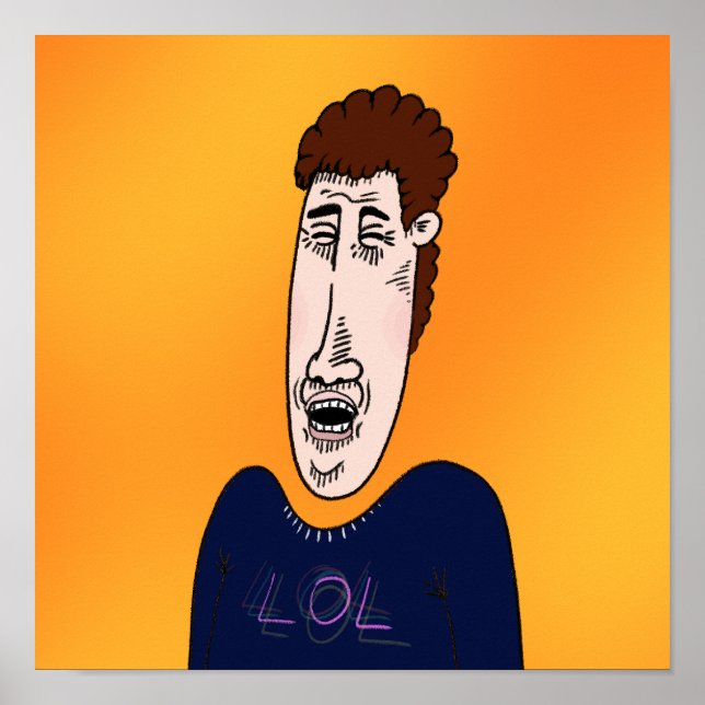 Póster Troll Face (Frente)