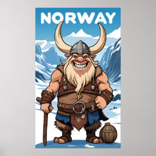 Póster Troll noruego