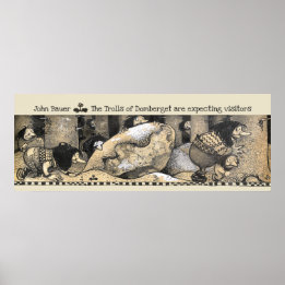 Póster Trolls John Bauer Domberget esperan invitados CC12