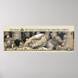 Póster Trolls John Bauer Domberget esperan invitados CC12