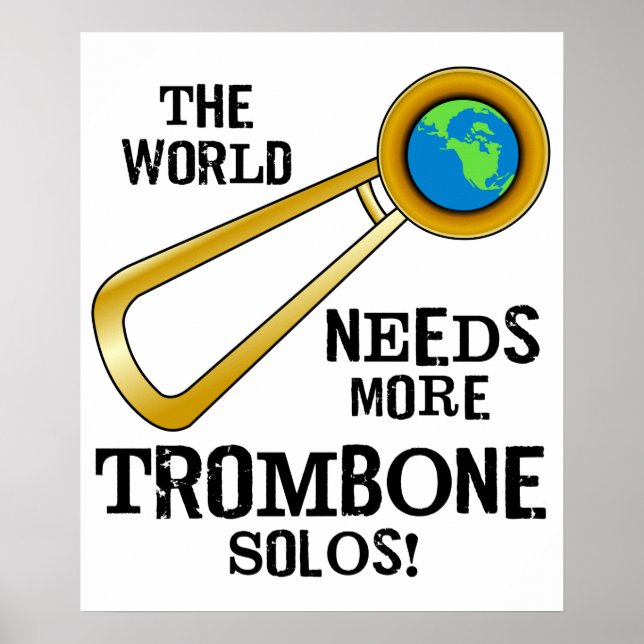 Póster Trombone Solos (Frente)