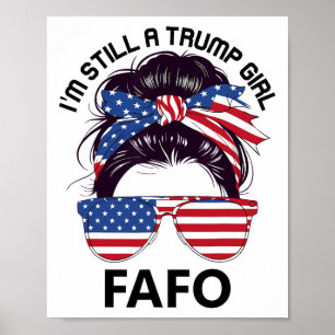 Póster Trompa Fafo bandera de EE. UU., Juega Conmigo Y De