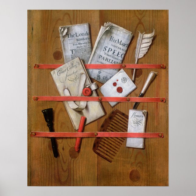 Póster Trompe l'oeil, 1702 (Frente)