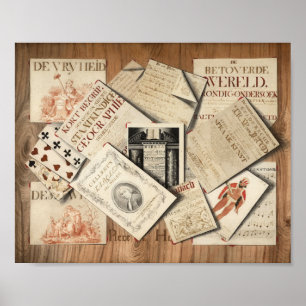 Póster Trompe l'oeil   Piere De Hoop