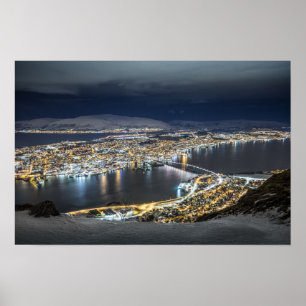 Póster Tromso de Noruega
