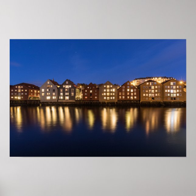 Póster Trondheim Noruega (Frente)