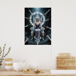 Póster Trono de carreras - Cerveza ciega del Poster vacío