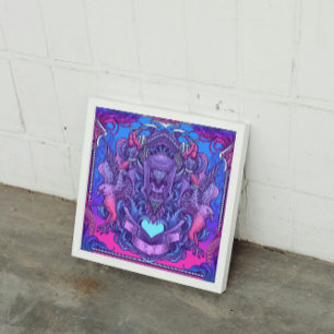 Póster Trono de cráneo