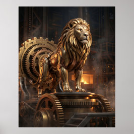 Póster Trono de León de Latón