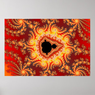 Póster Trono De Satán - Poster Fractal