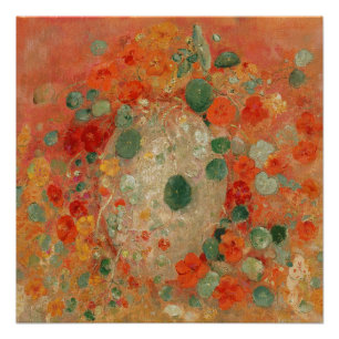 Póster Tropaeolums por Odilon Redon