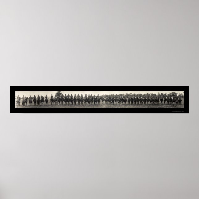 Póster Tropas estatales en la foto de MI de 1917 (Frente)