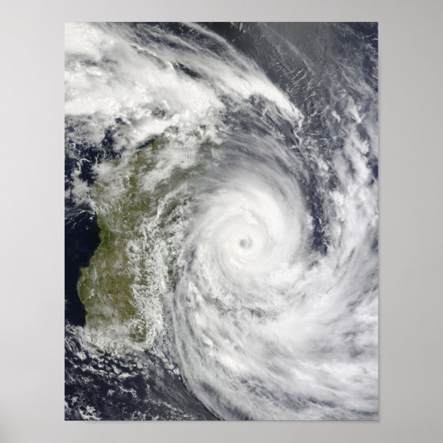 Póster Tropical Cyclone Gael off Madagascar 2 (Frente)