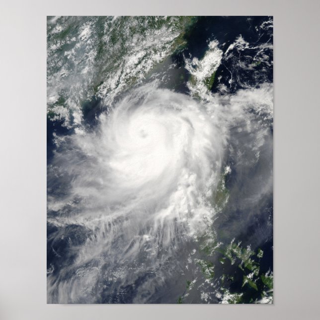 Póster Tropical Cyclone Linfa (Frente)