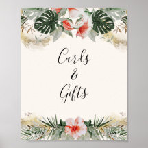 Tropical Palm | Monstera Cards and Gifts  Poster