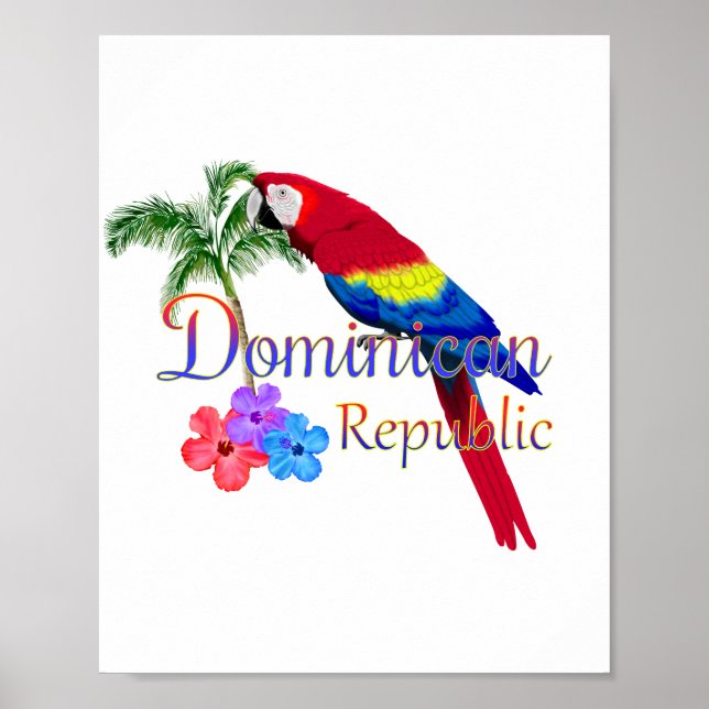 Póster Tropical República Dominicana (Frente)