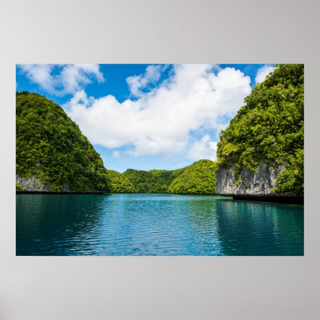Póster Tropical Scenic Of Rock Islands (Frente)