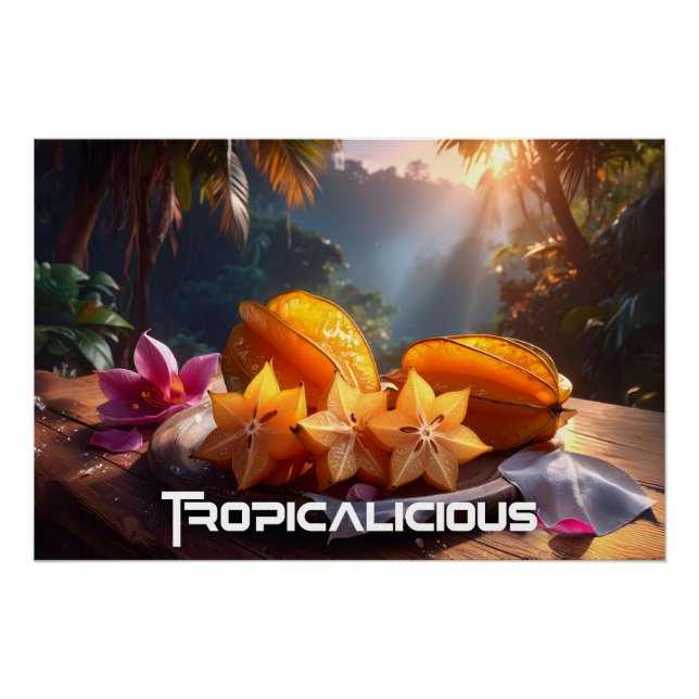 PÓSTER TROPICAL - TROPICALICIOSO (Anverso)