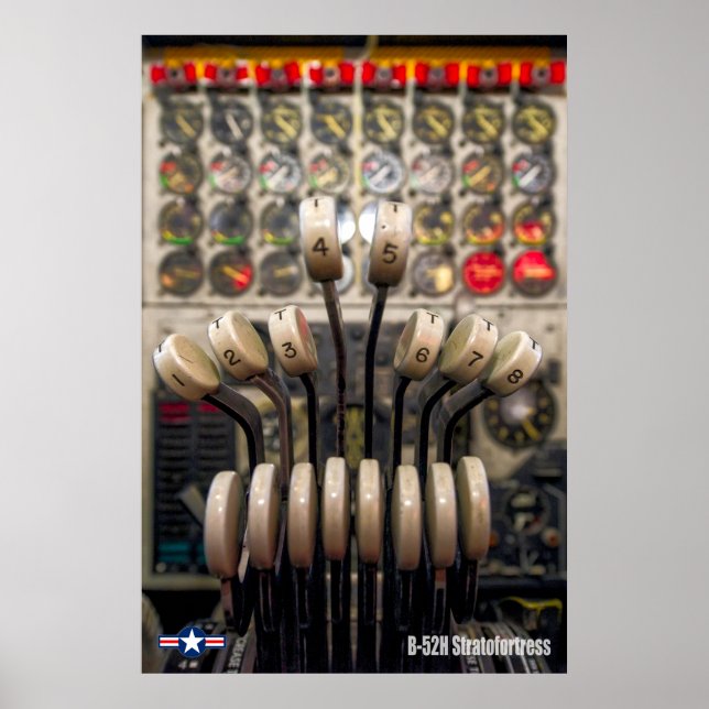 PÓSTER TROTILLOS DE ESTRATOFORTRESS B-52H (Frente)