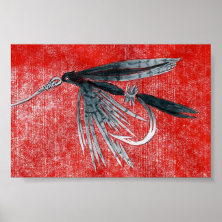Póster Trout Fly Poster