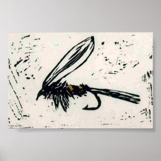 Póster Trout Fly Poster