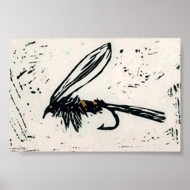 Póster Trout Fly Poster (Frente)
