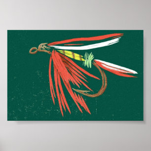 Póster Trout Fly Poster