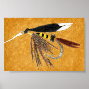 Póster Trout Fly Poster