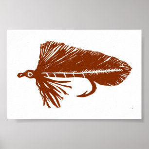 Póster Trout Fly Poster