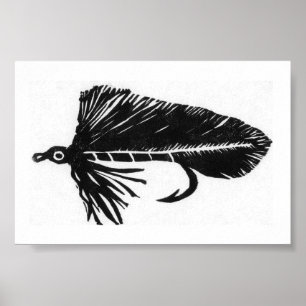 Póster Trout Fly Poster