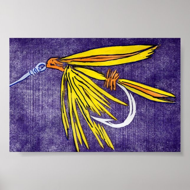 Póster Trout Fly Poster (Frente)