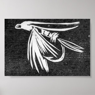 Póster Trout Fly Poster