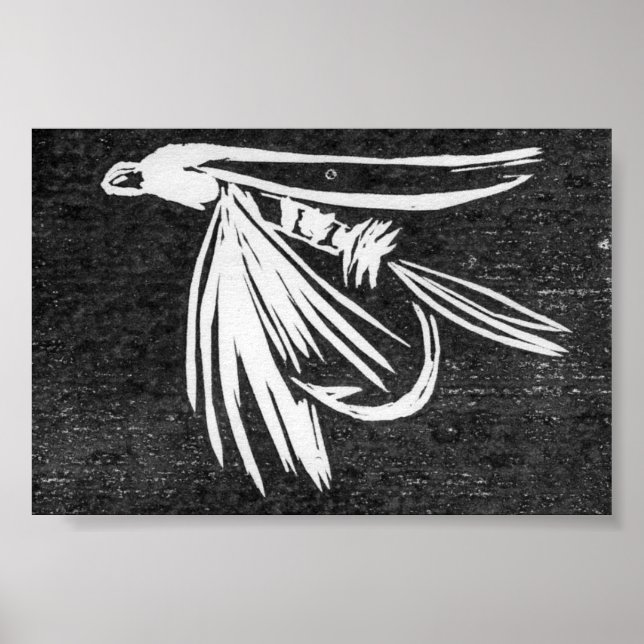 Póster Trout Fly Poster (Frente)