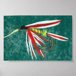 Póster Trout Fly Poster