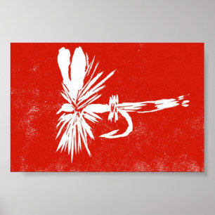 Póster Trout Fly Poster