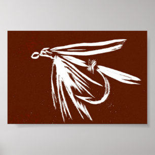 Póster Trout Fly Poster