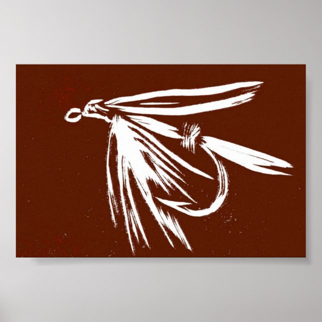 Póster Trout Fly Poster (Frente)