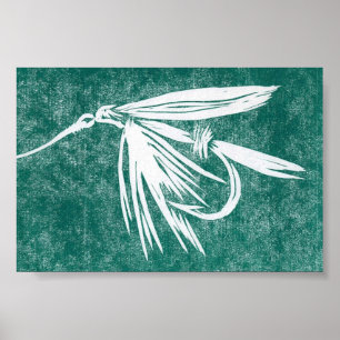 Póster Trout Fly Poster