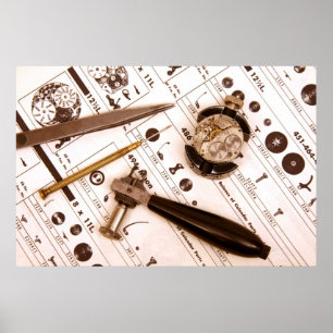 Póster Trozos de tiempo