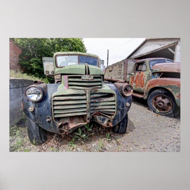 PÓSTER TRUCK GMC HEAVY DUTY 1941 (Frente)