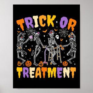 Póster Truco De Halloween O Tratamiento Pt Terapia Física